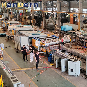 Estrusore <span class=keywords><strong>a</strong></span> Doppia Vite ad Alta Produzione per Lastre Cave Senza <span class=keywords><strong>Pellet</strong></span> con Controllo PLC - Produzione PP 30% Più Veloce Senza Pelletizzazione - Product Image 2