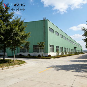 Bâtiment d'entrepôt/atelier préfabriqué en structure acier pour usage extérieur (appartements, centres commerciaux) - Conception industrielle, durée de vie de 50 ans - Product Image 1