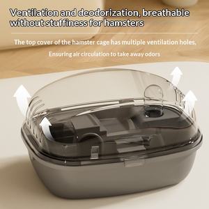 Cages à Hamsters en Gros, Nids Intérieurs pour Chinchillas, Petits Nids pour Animaux de Compagnie, Grand Espace, Boîtes d'Élevage Transparentes en Acrylique pour Oursons Dorés - Product Image 3