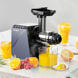 Exprimidor Multifuncional 5 en 1 de 250W, Potente, con Boca de Alimentación Grande, Exprimidor Comercial, Máquina Extractora de Jugos, Exprimidor Lento de Presión en Frío - Product Image 1