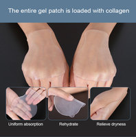 Emballage personnalisé, patchs réutilisables pour le cou et les yeux, gel raffermissant, masque en silicone pour le visage et le cou
