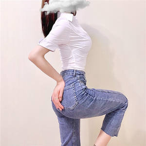 Nouvelle chemise tendance à col en V, chemise blanche ajustée, tenue professionnelle OL, tenue de travail pour technicien podique - Product Image 4