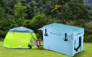 Top Bán Buôn 90L Nhựa Nestable Và Stackable Bản Lề Di Chuyển Crate Tool Ngực Container Cán Lưu Trữ Tote Bin Hộp Công Cụ - Product Image 6