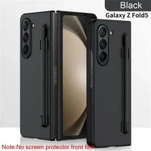 Coque fine pour Samsung <span class=keywords><strong>Galaxy</strong></span> Z Fold 6 5 4 3 <span class=keywords><strong>avec</strong></span> <span class=keywords><strong>stylet</strong></span>, support de fente pour <span class=keywords><strong>stylet</strong></span>, protection antichoc en plastique - Product Image 3
