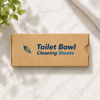 Papiers hygiéniques jetables multi-parfums, écologiques, formule douce à base de plantes, feuilles d'entretien pour toilettes en céramique, anti-taches