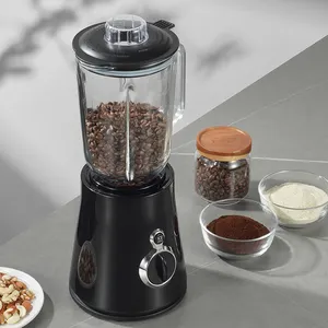 Heavy Duty Blender Commercial Shakes And Smoothies Maker Stainless Steel Sauces More With Cups Spout Lids Powerful Blender