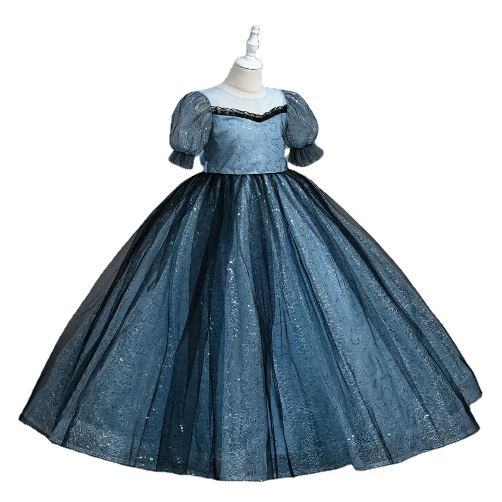 2024 Wholesale Custom Cute Beautiful Children High Quality Pleated Princess Mini Dress