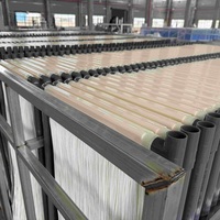 Membranes filtrantes en fibres creuses hydrophiles PVDF 0,1 micron pour système de bioréacteur Membrane MBR en PTFE Traitement des eaux usées