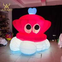 Ballon Mascotte LED Gonflable Personnalisé en Forme de Tasse à Thé, Fourniture Directe Usine, Idéal pour la Décoration d'Activités Commerciales en Bar