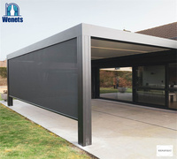 Persiana Enrollable Exterior con Protección UV y Sistema de Sombreado Integrado para Pérgolas y Terrazas