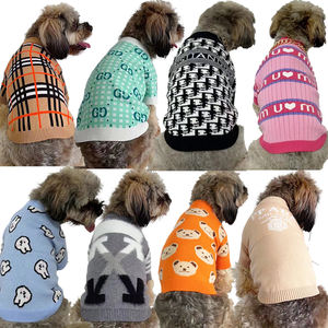 OEM/ODM personalizado perro cárdigan polar suéter perro polar gato tejido suéter dibujos animados <span class=keywords><strong>cachorro</strong></span> peluche mascota suéter al por mayor - Product Image 1