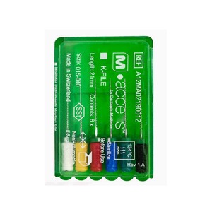 Paquete de 12 Unidades/Caja de Limas Dentales Manuales K-H-R de 21 mm, 25 mm y 31 mm, 8 Unidades #   Fuente de Energía Eléctrica K/H/Enlarge - Product Image 5
