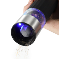 Moulin à sel et poivre électrique rechargeable USB Chefshere, broyeur en céramique, capacité 30 ml, fonctionnement automatique à une main pour cuisine et barbecue