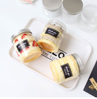 Pot à miel NYC en PET, pot à épices, pot à crème, 4 oz, petites boîtes à gâteaux, pots en plastique pour beurre, pâte, 130 ml