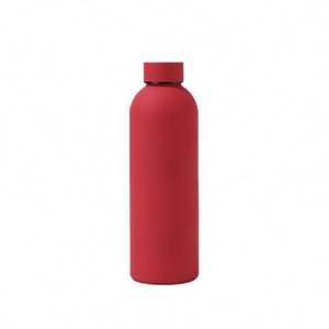 Bouteille de sport isolée Bouteille d'eau en acier inoxydable isolée à bouche étroite en caoutchouc sans Bpa 350 500 750 Ml - Product Image 5