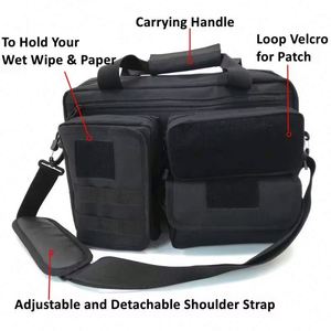 Sac à langer tactique multi-poches grande capacité pour papa et maman, résistant aux taches, échantillon gratuit - Product Image 4
