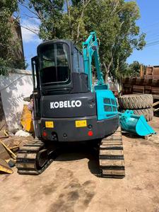 Mini-excavatrice sur chenilles hydraulique d'occasion Kobelco SK55SR-2 de 5,5 tonnes, fabriquée au Japon, à bas prix, en bon état (moteur, boîte de vitesses, pompe) - Modèle 2024 - Product Image 4