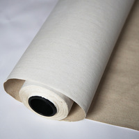 Rouleau de toile de peinture professionnelle pré-encollée pour impression numérique, grand format, en coton et lin vierge, prix usine, fabriqué en polyester