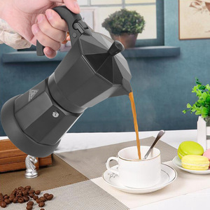 <span class=keywords><strong>Cafetera</strong></span> eléctrica de 110V, 220V, 6 tazas, 300ml, <span class=keywords><strong>cafetera</strong></span> eléctrica <span class=keywords><strong>italiana</strong></span>, <span class=keywords><strong>cafetera</strong></span> Espresso, <span class=keywords><strong>cafetera</strong></span> eléctrica portátil de aluminio - Product Image 2