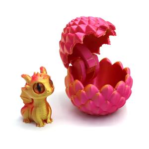 Huevo de Dragón Mini Impreso en 3D con Color Personalizado, Juguete Antiestrés para Niños, Figuras de Anime Coleccionables, Hecho en China - Product Image 4