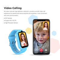 Reloj Inteligente para Niños LT41 4G con GPS, WIFI, Videollamada, SOS, Aplicación, Rastreador GPS para Niños, Localizador, Cámara, Monitor, Resistente al Agua, Pulsera para Niños