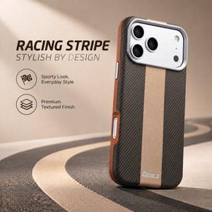 เคสโทรศัพท์หนัง PU ลายคาร์บอนไฟเบอร์แม่เหล็กสำหรับ iPhone 18 17 16 15 Pro Max รองรับการชาร์จไร้สาย ป้องกันการกระแทก - Product Image 2
