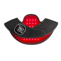 Châle de luminothérapie rouge portable OEM ODM à succès, longueurs d'onde 660nm/850nm, avec minuterie, télécommande et écran LCD, garantie 1 an