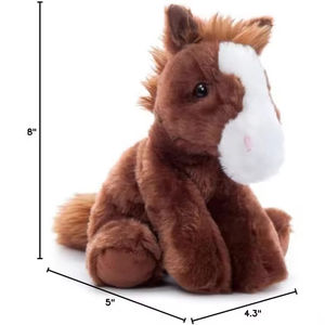 Su misura cavallo peluche peluche morbido animale di pezza per bambini cavallo peluche giocattolo regalo personalizzato - Product Image 2