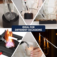Allume-cigare électrique ultra large créatif en métal avec logo personnalisé et rechargeable par USB Briquets électroniques à long cou flexible