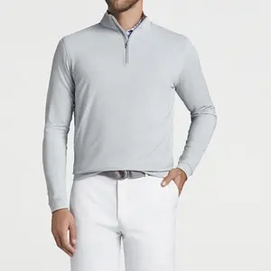 High Standard Premium Golf Apparel Men 1/4 Zipper Sports Performance Fishing Quarter Zips Shirts Clothing