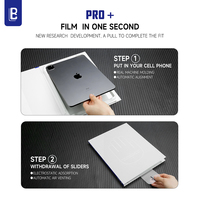 Nouveau protecteur d'écran en verre trempé transparent 0,3 mm/2,5D de 12 pouces sans poussière pour iPad