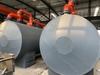 Tungku Pembakaran Biomassa Kayu Keras Tipe Horizontal Kapasitas Besar 2026, Oven Karbonisasi Kulit Kelapa, Tungku Pembuat Arang 1-1.5T Tinggi