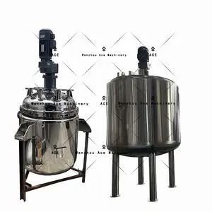 Ace Ss316 Laboratory Scale 20L Chemical Jacketed Small Liquid Homogenizer Blending Mixer Tank Lab Reactor