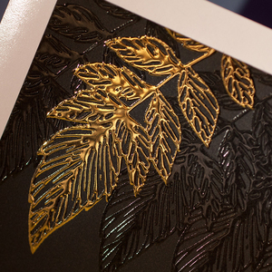 Tùy chỉnh vẻ đẹp kem nhãn 3D véc ni tại chỗ UV dán nổi Bronze lớn lên lá in ấn mỹ phẩm chai/Jar bao bì nhãn - Product Image 2