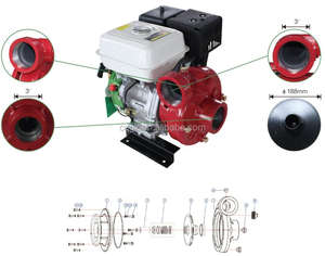Mini <span class=keywords><strong>Bomba</strong></span> <span class=keywords><strong>de</strong></span> <span class=keywords><strong>Agua</strong></span> <span class=keywords><strong>de</strong></span> Hierro Fundido con Motor <span class=keywords><strong>de</strong></span> Gasolina <span class=keywords><strong>de</strong></span> Alta Presión <span class=keywords><strong>de</strong></span> 3 Pulgadas y 11 hp, Desplazamiento <span class=keywords><strong>de</strong></span> 42 m/h, Elevación <span class=keywords><strong>de</strong></span> 75 m, Uso Automotriz, <span class=keywords><strong>Bomba</strong></span> <span class=keywords><strong>de</strong></span> <span class=keywords><strong>Agua</strong></span> Limpia - Product Image 3