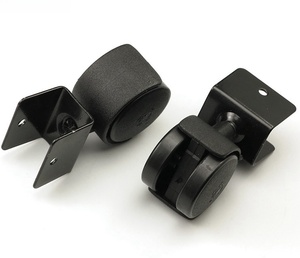 Rueda de rueda universal para <span class=keywords><strong>cuna</strong></span> de rodillos, tacos de rueda sin 1,5 pulgadas, accesorios silenciosos para <span class=keywords><strong>cuna</strong></span>, rueda de cama - Product Image 5