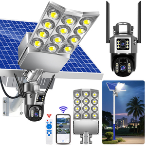 COB tất cả trong một năng lượng mặt trời ánh sáng đường phố máy ảnh năng lượng mặt trời ánh sáng đường phố với 4G máy ảnh CCTV WIFI năng lượng mặt trời ánh sáng đường phố cảm biến chuyển động - Product Image 2