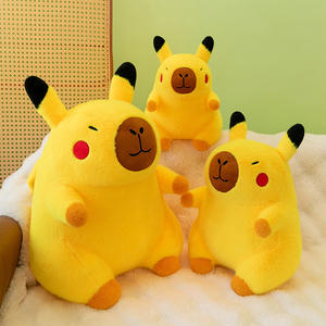 Peluches Pikachu géantes créatives de haute qualité pour enfants, Pikachu capybara jaune, grand cadeau de Noël ou d'anniversaire pour petite amie - Product Image 3