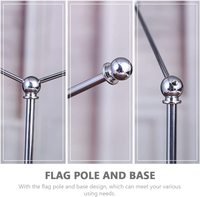Drapeau double face de table d'usine de Changzhou, drapeau de vente populaire