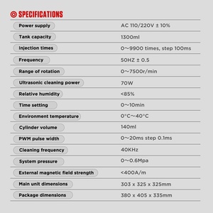 Neuestes AUTOOL CT280 110V 220V GDI Auto-Motor-Einspritzprüfgerät Bester Ultraschall-Kraftstoffeinspritzreiniger - Product Image 5