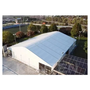 Couverture en aluminium de toit de piscine personnalisée tentes de sport fermées à auvent de piscines 40x80 tente de structure extérieure pour piscine - Product Image 1