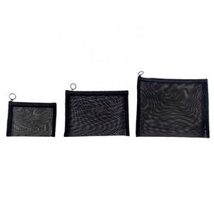 ชุดเครื่องสำอางไนลอน A4 A5 A6 กระเป๋าใส่ดินสอแบบตาข่ายใส - Product Image 6