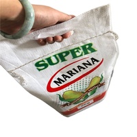 Sac vide pour farine pp 50 kg, farine de maïs, aliments pour animaux, sacs en polypropylène plastique, farine de maïs, sacs d'emballage pour grains de café 5 kg 10 kg 12,5 kg