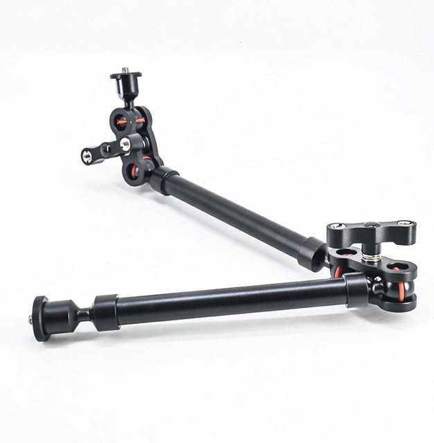 YEAH 1/4'' Screw 530mm Adjustable Articulating Friction Magic Arm for LCD Monitor, Fill Light, Webcam, Microphone