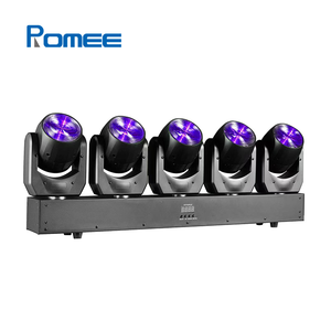 ไฟบาร์เคลื่อนไหว5หัวทอร์นาโด RGBW fullcolor DMX512พร้อมเอฟเฟกต์ไล่ล่าสำหรับงานคอนเสิร์ต DJ ไฟเวที - Product Image 4