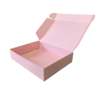 15*15*5cm Boîte d'expédition en carton ondulé pliable et réutilisable Cadeau Vêtements Chaussures Emballage Boîte en papier kraft avec impression de logo