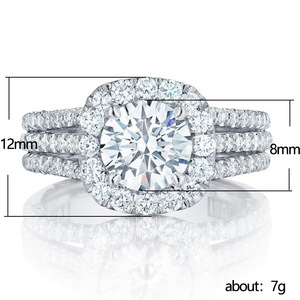 Anello dal design geometrico Anello da dito in stile elegante per donna - Product Image 6