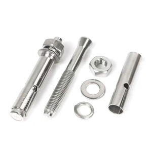 M10 M12 M14 Gr2 Gr5 <span class=keywords><strong>2</strong></span>级5级钛合金钢阳极氧化镀镍涂层膨胀地脚螺栓 - Product Image 2