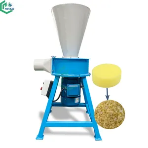 vertical polyurethane memory pu foam shredder sponge crushing cutting machine