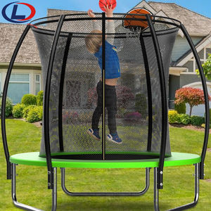Trampolín Redondo con Luces LED para 5 Personas, Equipo de Parque de Diversiones, Bungee Jumping para Niños al Aire Libre - Product Image 4